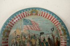 Cd Kenny Co Tip Tray  b1d  Valley Forge Scene  jsf6 george Washington First Flag