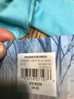 Disney Frozen 11 Frozen Fur Dress Girl s Blue Dress Size Xs  4 5  Nwt