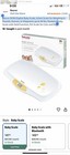 Beurer By80 Digital Baby Scale  Infant Scale For Weighing In Pounds  Ounces     