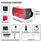 12v 5-8kw  Dual Brushless Motor Diesel Air Heater For Rv Truck Thermostat Quiet