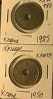 Norway 1925 - 1971 One 1 Krone Xf To Bu Condition 9 Coin Lot With Key Date 1936