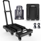 Folding Moving 440 Lbs Platform Cart Dolly Luggage Hand Truck Trolley Heavy Duty