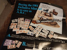 1982 Post Office Lobby Poster  474 1981 Definitive Mint Set Stamps 24x36 