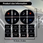 2pcs A c Dash Button Repair Decal 07-14 Chevy Gm 