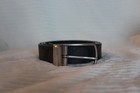 Coach Men s Leather Belt Signature Black Logo Slim Dress Belt Size 30-32 Men   s 