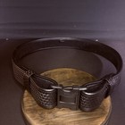 Bianchi 7950 Duty Belt Waist Size Xl 46   -52  Accumold Basketweave Leather