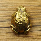 Solid Brass Toad Figurine  Small Statue Home Ornaments Animal Figurines Gift