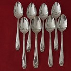 Set Of 8 1847 Rogers Bros Is Daffodil Silverplate Teaspoons Vintage 1950s