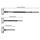 10  Black T316 Stainless Cable Railing Set 1 8  Swage Toggle Turnbuckle Hardware