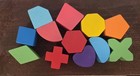 Wooden Shape Sorter Toy Shaped Block Sorting 6  Cube Educational Toy Toddlers