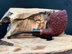 Mastro De Paja Fatta A Mano Handmade In Italy 0b Rusticated Smoking Pipe