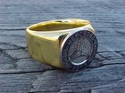 Mercedes Benz Gold Plated Chrome Ring  13 Nos Hi- Quality Class
