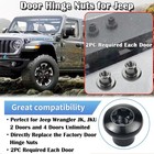Hinge Nuts Compatible With 2007-2018 4pcs Door Hinge Nuts For Jk Jku