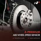 Rear Right Abs Wheel Speed-sensor - Compatible With Style  Rear Passenger Side