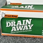 Frost King Drain Away 0 1 In X 46  Brown Vinyl Downspout Extension De46br