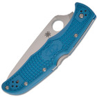 Spyderco Endura 4 Flat Ground Vg10 Satin Plain Blade Blue Frn Handles C10fpbl