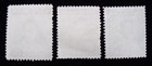 3 Siam Thailand Used Postage Stamps King Bhumibok 2 Baht 10 St 50 St
