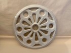Vintage White Porcelain Drainer Plate Trivet Platter Insert