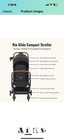 Dream On Me Rioglide Baby Stroller  Black     Lightweight  Compact  Quick