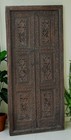 Antique Teak Wood Door Panels With Frame Wall D  cor Very Fine Carved 2 5x6 Ft