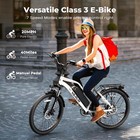 Varun 26-inch City Commuter E-bike 48v Peak 750w 20mph Adult E-bike 40miles