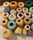 Lot 40 Vintage Tatting Crochet Thread J p Coat  Clark   s Small Multi-colored