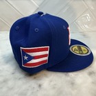 Puerto Rico World Baseball Classic Hat Re-dub Blue New Era 59fifty 6 5 8 New 26