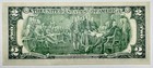 1976 2 Dollar Bill Stamped Chicago First Day Of Issue Uncirculated 