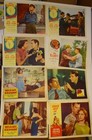 11 Movie Lobby Card Posters  1950s  Tony Curtis  Piper Laurie  James Stewart etc