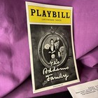 The Addams Family Broadway Musical Program  Playbill   Insert 2010 Lunt Fontanne