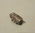 Navajo Hand Made Turquoise Pin - Vintage Sterling Silver Turquoise Beetle Pin
