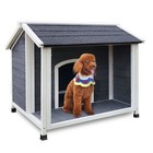 Outdoor Wooden Dog House  Waterproof Dog Cage  Windproof And Warm Dog Kennel