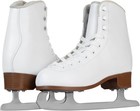 Ahmylion Figure Ice Skates White Size 11 Womens Comfort Leather