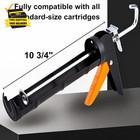 - Professional Caulking Gun  10 1 Thrust Ratio  Caulking Gun No Drip  Hand Tool