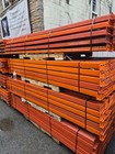 Teardrop  Pallet Racking Beams 8 Foot Orange