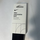 Brand New  Nike Black Adjustable Belt Diamond Sports Unisex Nwt Free Shipping 