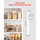 Uimoso 60-inch Adjustable Steel Wall-mounted Shelf Track  5-pack