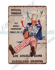 1951 Football Championship Game Program  Vs