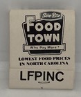 Vtg 1970 s Save Rite Food Town Matchbook Matches Nc Lfpinc Full Complete Unused