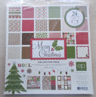 Echo Park Merry Christmas Collection Pack 12x12 Cardstock Paper Stickers Letters