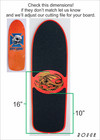 Die-cut Grip Tape For Powell Peralta Tony Hawk Series 1-2-3-4-7-16 Reissue