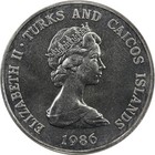 Turks And Caicos - 1 Crown - 1986 - Unc - Royal Wedding