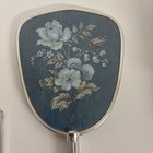 Vintage 3 Piece Vanity Dresser Set Hand Mirror  Brush  Comb Gold 