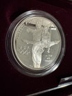Uncirculated Us Mint 1995 Olympic  1 Proof Silver 0 9 2-coin Set Gymnastics Coa