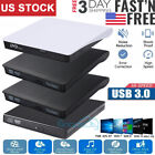 Portable Slim External Usb3 0 Dvd Cd Drive Burner Reader Player For Laptop Pc