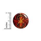 Vintage 80s 90s Style Pin Button Celtic Style Brooch Pin Fall Colors 1    66-21