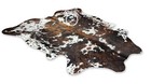 Tricolor Cowhide Rug  Hair On Hide  Cow Skin Rug  Cow Hide Rug  m   l   xl  xxl 