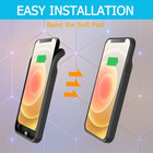 6800mah Battery Charger Case Power Bank Cover For I-phone 11 12 13 14 15 16 17 X