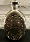 1886 Gorham Fine Silver Overlay On Unbroken Glass Perfume Bottle