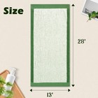 Green Cotton Hand Towels 4 Pack 28x13 Inches With Jacquard Weave Deign